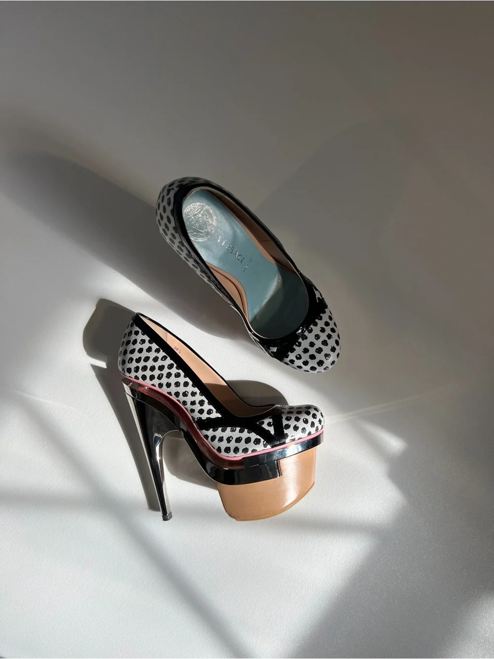 Versace ss 2010 platform pumps